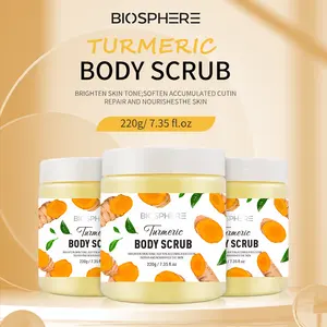 OEM Vitamin C Scrub Custom Korean Wholesale Whipped Cream Organic Turmeric Exfoliating Private Label Whitening Body Scrub