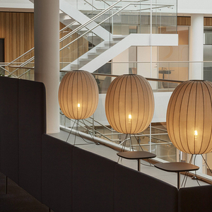 Bắc Âu Công Nghiệp Vintage Handmade Đèn Mây Tự Nhiên Bóng Râm Trần Mây Mặt Dây Chuyền Ánh Sáng - Product Image 4