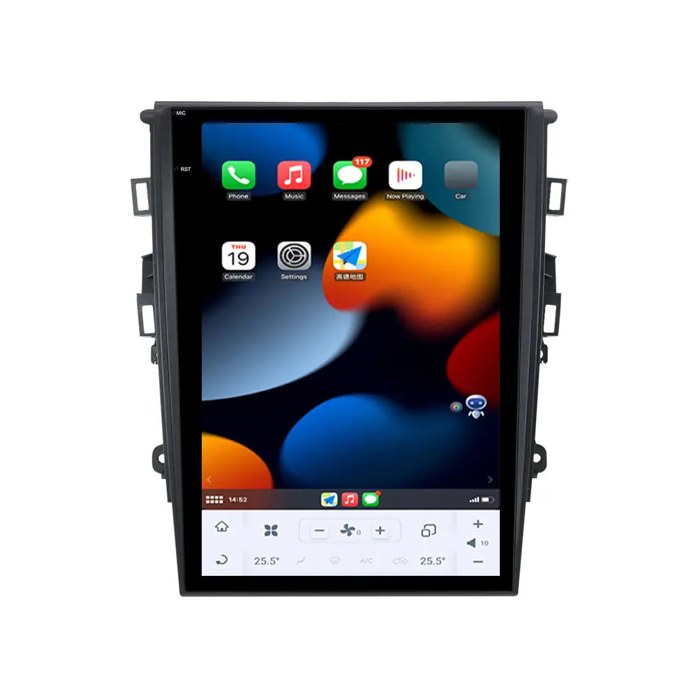 Android 11 Toque Vertical Tela Estéreo Rádio Do Carro de Vídeo Navegação GPS Headunit DVD Carplay Para Ford Mondeo Fusão MK5 2013-2018