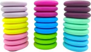 <span class=keywords><strong>Adaptateur</strong></span> de sucette en <span class=keywords><strong>Silicone</strong></span> sans BPA petit anneau rond en caoutchouc de <span class=keywords><strong>Silicone</strong></span> coloré anneaux de dentition en <span class=keywords><strong>Silicone</strong></span> pour bébé - Product Image 3