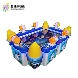 6 người Máy câu cá lớn và nhỏ địa điểm giải trí Arcade cha mẹ con trò chơi máy mô phỏng - Product Image 1
