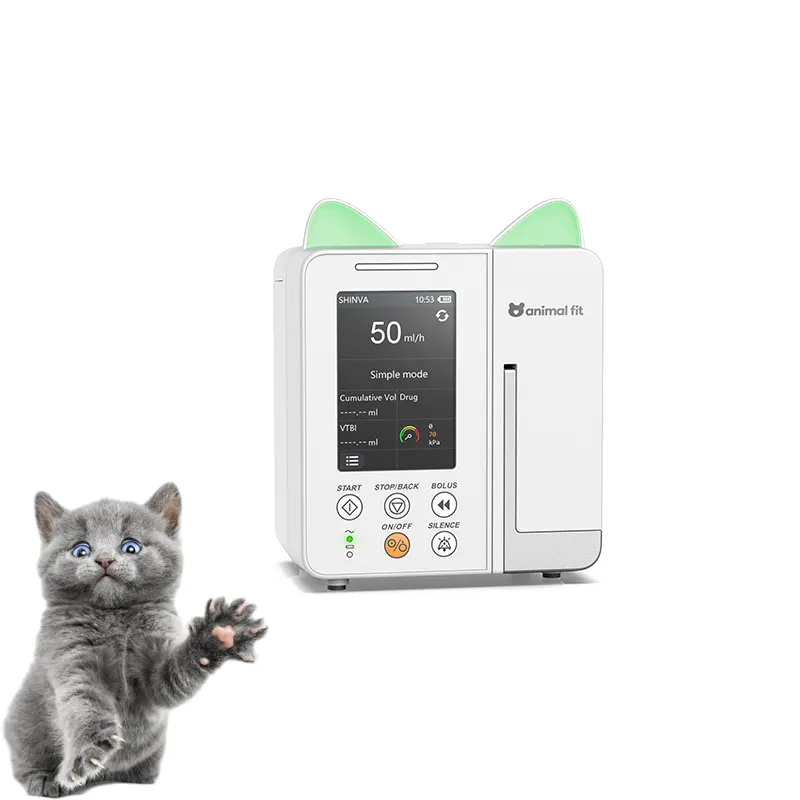 Сенсорный экран ветеринарное медицинское оборудование ветеринарный инфузионный насос для домашних животных