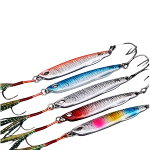 Esche Artificiali T-Bait all'Ingrosso 10g 15g 20g 30g 40g, Jig Metallici Affondanti <span class=keywords><strong>per</strong></span> Pesca in Mare e <span class=keywords><strong>Spigola</strong></span> - Product Image 1
