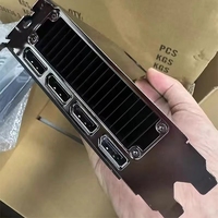 Cartes graphiques externes professionnelles RTX A6000 48 Go GDDR6 pour serveur, ordinateur de bureau, station de travail, neuves en stock avec ventilateur de refroidissement
