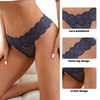 En Stock: Bragas Ligeras y Cómodas para Mujer, Tallas Grandes, de Tela Suave, con Encaje, Sin Costuras, de Cintura Baja