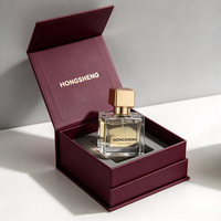 Boîte cadeau de luxe haut de gamme pour flacon de parfum avec design magnétique blanc et impression à l'encre à base de soja recyclable