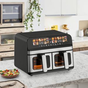 Nueva Freidora de Aire 2025 de 1700W y 9L con Mango Desmontable, Acero Inoxidable, Pantalla a Color Moderna, Múltiples Menús, Venta al por Mayor de Fábrica - Product Image 3