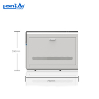 Machine de gravure et de découpe au laser CO2 miniature 4060 6090 pour le contreplaqué, les vêtements, le PVC, l'EVA, le cuir, le tissu, l'acrylique, le MDF, le bois, 50 W