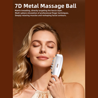 Ensemble de brosses détachables en métal pour massage du cuir chevelu, soin du cuir chevelu, spa capillaire, vibration