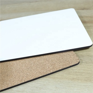 MDFSUB Wooden Rectangular Placemat 19x23cm Sublimation Wood for Heat Press <strong>Cork</strong> Back <strong>Table</strong> <strong>Mats</strong> &amp; Pads - Product Image 5