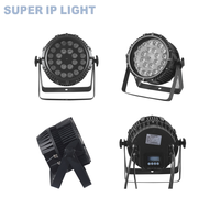 Projecteur de scène LED multi-angles 24*10W RGBW IP65 DMX512 à température de couleur réglable en aluminium moulé sous pression, dimmable