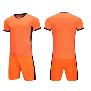 Seragam Sepak Bola Kustom Grosir Pabrik, Jersey Latihan dan Pertandingan Lengan Pendek yang Bernapas - Product Image 3