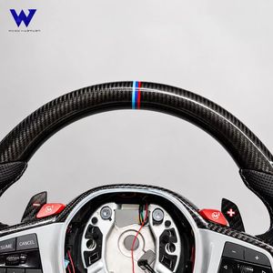 Personnalisation du volant en fibre de carbone sport, compatible avec <span class=keywords><strong>BMW</strong></span> <span class=keywords><strong>Série</strong></span> G G80 M4 G82 M5 F90 M8 X3m X4m X5m X6m G3x G1x F10 F30 - Product Image 3