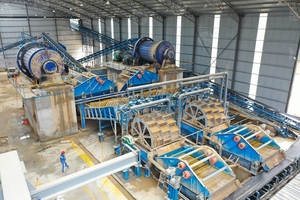 Xô bánh xe khai thác mỏ sỏi mỏ quặng Rửa Nhà Máy Giá aggregates đá silica cát máy giặt - Product Image 6