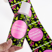 Autocollants en vinyle personnalisés, imperméables, résistants à l'huile, avec logo privé, impression laser en rouleau pour les cosmétiques, les flacons de shampoing