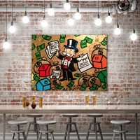 Dessin animé Donald canard rue Graffiti mur Art toile peinture nordique affiches et impressions toile Art mur photos chambre décor