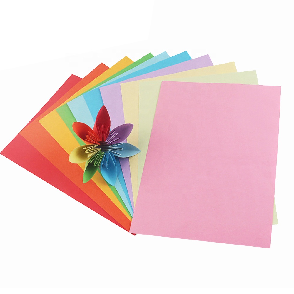 230gsm A4 Kraft Paper Sheets Custom Printed Colorful Cardstock Hard Coated Cardboard Wholesale