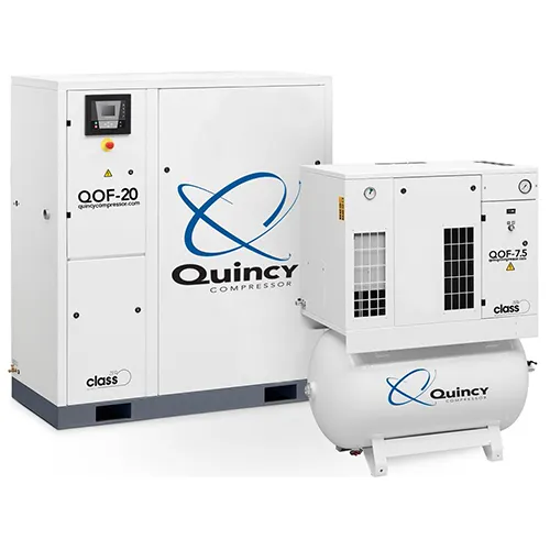Qckincy — compresseur d'air pour défilement, appareil industriel sans huile
