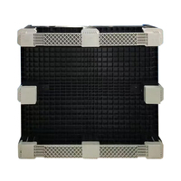 Conteneurs en plastique empilables industriels de 1200*1000 mm, conteneurs en plastique pliables, palettes en plastique