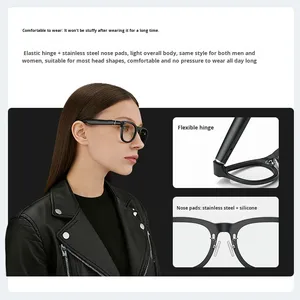 Gafas Inteligentes X01 Ultra High-tech de 800MP con Estuche de Carga Inversa, Reconocimiento de Imágenes, Traducción, Activación por Voz y Reproducción de Música - Product Image 5