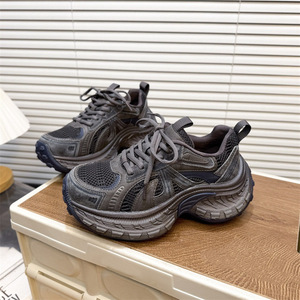 Dropshipping Logo Personnalisé 2025 Chaussures Chunky Style Tendance pour Femme Nouveaux Modèles 2025 Baskets Décontractées - Product Image 5