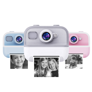 YMX <span class=keywords><strong>CAM8</strong></span> ABS Silicone 2.4 pouces HD écran enregistrement vidéo moderne créatif dessin animé enfants jouets caméra à impression instantanée pour fille garçon bébé - Product Image 6