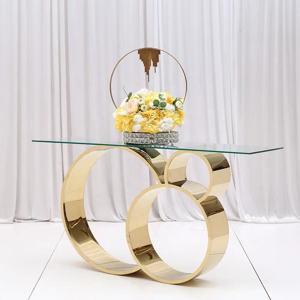 Новейшее поступление, пятизвездочный настольный стол для отеля, современный, для свадьбы, элегантный, роскошный, индивидуальный консольный стол