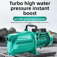 Pompe à jet auto-amorçante en fonte pour machine de surpression de conduite d'extraction de fluides de puits profond de 9 mètres, avec réservoir de toit, directement de l'usine