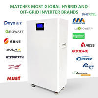Onduleur tout-en-un et batteries au lithium 48V 5Kva 10Kva 10Kw 15Kw Onduleur solaire hybride avec batterie Lifepo4 intégrée pour la maison