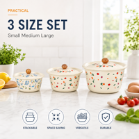 Conteneur personnalisé en émail pour graisse de bacon avec couvercle, pot de stockage alimentaire en gros, bol de conservation d'huile de cuisine 14-26cm