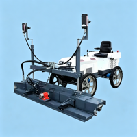 Machine à niveler au laser auto-nivelante avec plaque vibrante pour allées de chambre froide