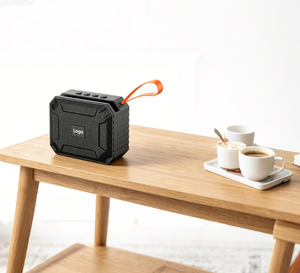 Haut-parleur <span class=keywords><strong>portable</strong></span> mini Pro ABS-1209 avec lanière, RGB, Stéréo TWS, synchronisation agile, logo personnalisé, pour voyage et extérieur - Product Image 2