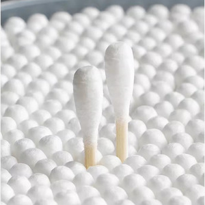 Cotons-tiges double-emboutis en boîte, cotons-tiges jetables, cotons-tiges pour le nettoyage des oreilles, serviettes hygiéniques, cotons-tiges à tête ronde en bois - Product Image 4