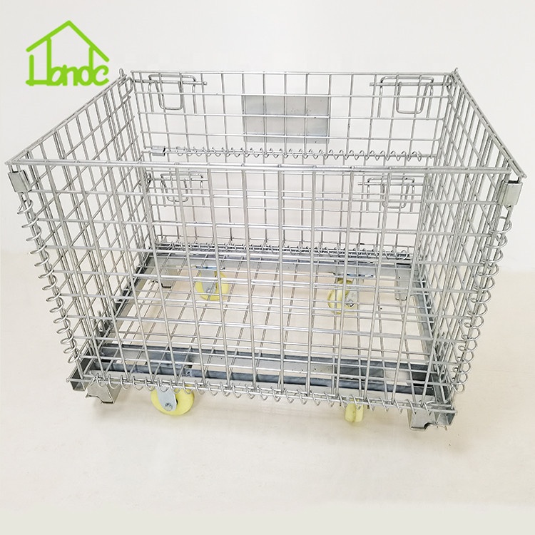 Лидер продаж, оцинкованная сетчатая клетка для хранения в супермаркетах