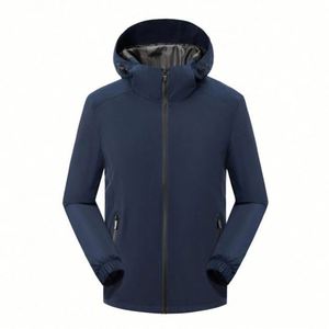 Design Men's Windproof Breathable Outdoor Sport <b>Jacket</b> Waterproof Zipper Closure Breathable Print Pattern Plus Size Blouson - Product Image 1