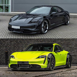 Điều Kiện Mới Sợi Carbon Rộng Cơ Thể Kit Đối Với Porsche Cho Taylor PD-Phong Cách Phía Trước Lip Khuếch Tán Spoiler Bên Váy Bánh Xe Xe Cản - Product Image 2