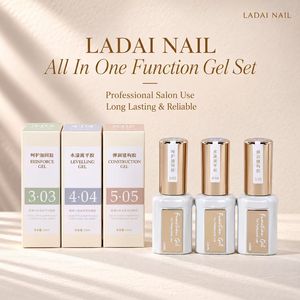 LADAI - Capa Superior Multifunción Sin Limpieza, Acabado Mate, Diamante, Terciopelo, Cromo, Capa Base, Gel Constructor para Salón, Venta al Por Mayor - Product Image 1