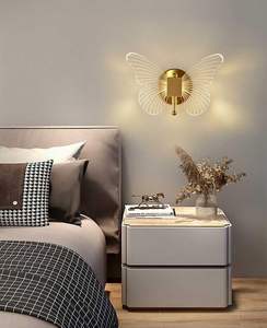 Lámpara de Pared LED Acrílica Moderna Nórdica para Interiores, con Pantalla Dorada, Regulable, Garantía de 2 Años, para Dormitorio, Pasillo y Sala de Estar, Venta al Por Mayor - Product Image 5