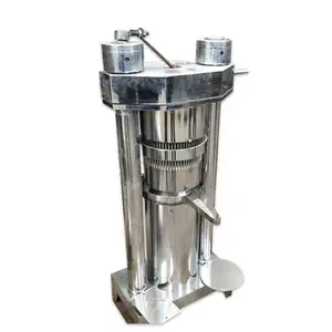 80KG/hour Vertical Hydraulic Oil Extractor Small Cold Nuts Sesame Peanuts Bean Seed Coconut Olive Oil Press Machine