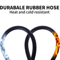 Pompe à air gonflable pour ballons de vélo, 2 tons, poignée en plastique, jauge de baril en acier, pompe à air au sol pour Schrader, Presta, Dunlop