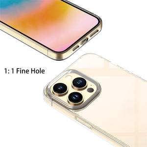 Funda de teléfono transparente original de 2,0mm TPU para iPhone 16/16 Pro/16 <span class=keywords><strong>Plus</strong></span> funda de teléfono transparente a prueba de golpes para iPhone 16 Pro Max - Product Image 5