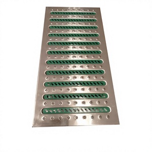 Rejilla de acero inoxidable 304 316 antideslizante y antiobstrucción para drenaje cuadrado, cubierta moderna para zanjas de construcción - Product Image 4
