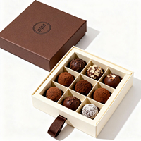 Boîtes cadeaux tiroir personnalisées de luxe pour chocolats et bonbons, avec logo sur mesure