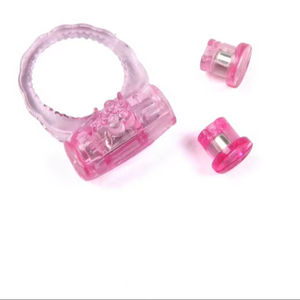 Anneaux vibrants en silicone pour hommes, fournis par l'usine, aides à la masturbation bon marché avec vibrateur - Product Image 1