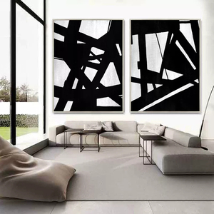 Opere d'Arte Personalizzate per l'Ospitalità, Stampe in Bianco <span class=keywords><strong>e</strong></span> Nero, Acquisti d'Arte FF&<span class=keywords><strong>E</strong></span>, Arte Murale Astratta Moderna <span class=keywords><strong>e</strong></span> Lussuosa per Interni - Product Image 4