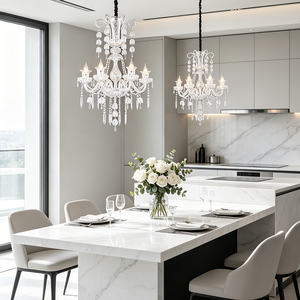 <span class=keywords><strong>Lampadario</strong></span> a Doppia Altezza <span class=keywords><strong>Moderno</strong></span> ed Elegante per <span class=keywords><strong>Sala</strong></span> Banchetti, Soggiorno e Ingresso - Product Image 1