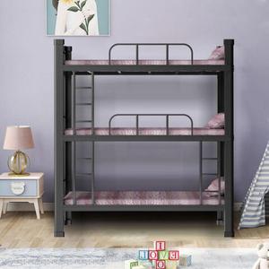 เตียงสามชั้นโลหะทันสมัยคุณภาพสูงสำหรับห้องนอน โรงแรม และอพาร์ตเมนต์ - Product Image 2