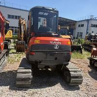 Excavatrice d'occasion Kubota U55 de 5,5 tonnes du Japon, faible nombre d'heures de travail, hydraulique, sur chenilles, mini-excavatrice d'occasion Kubota U55-4