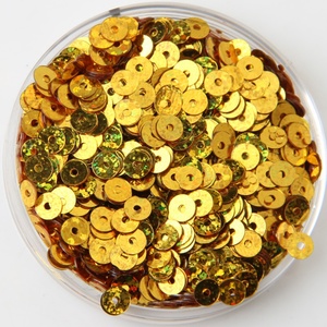 Wholesales 3-10mm Medium Hole PVC Laser <b>Sequin</b> Flat Sheet for Handmade DIY Jewelry & Garment Accessories Hand Sewing Sheet - Product Image 2