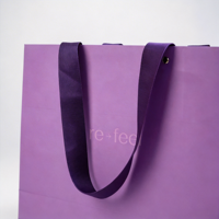 Boîtes d'expédition pliables personnalisées pour vêtements et sous-vêtements, violettes, avec bande de déchirement, pour emballage cadeau et envoi postal
